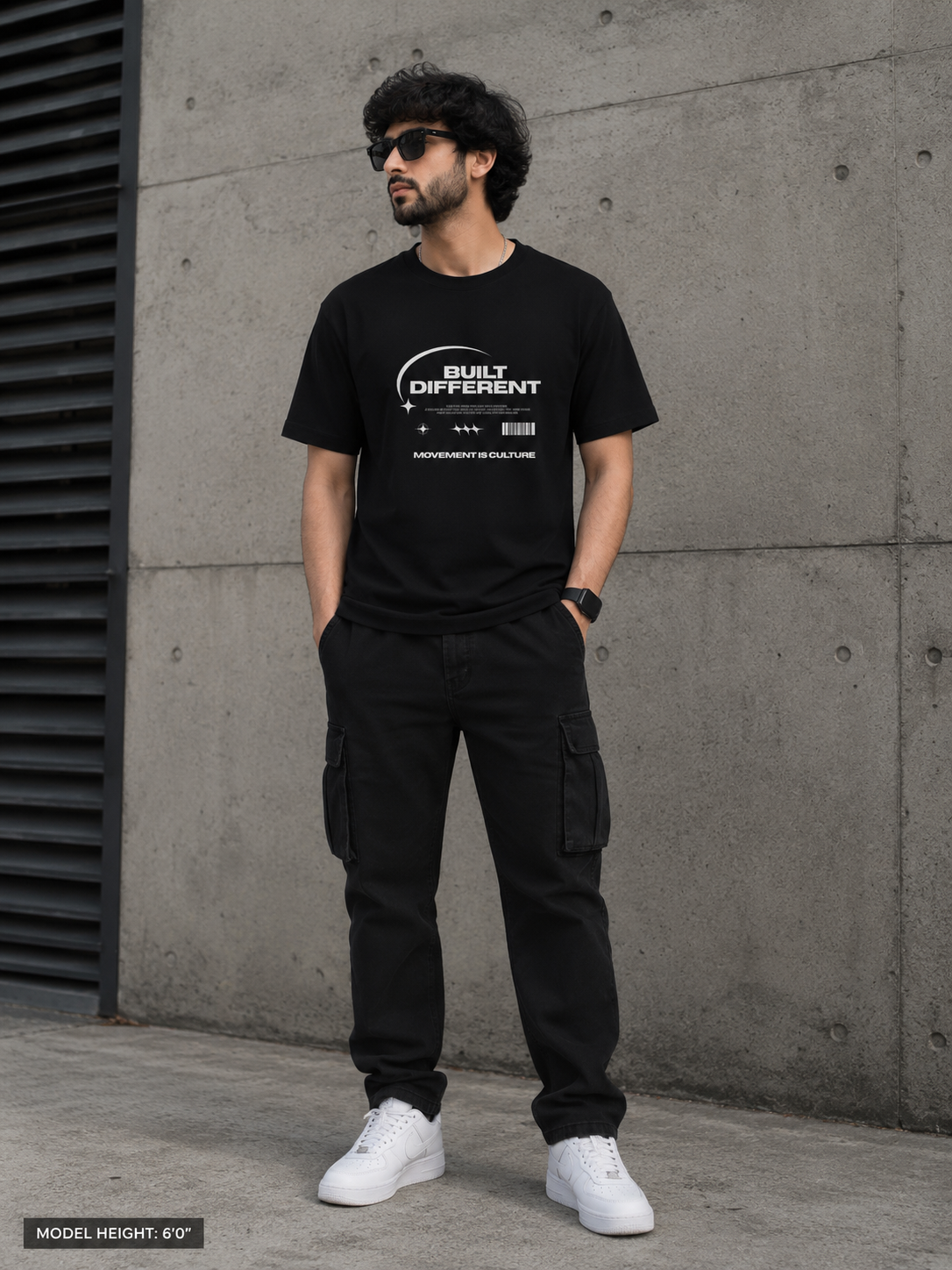 Built Different Graphic T-Shirt — Black